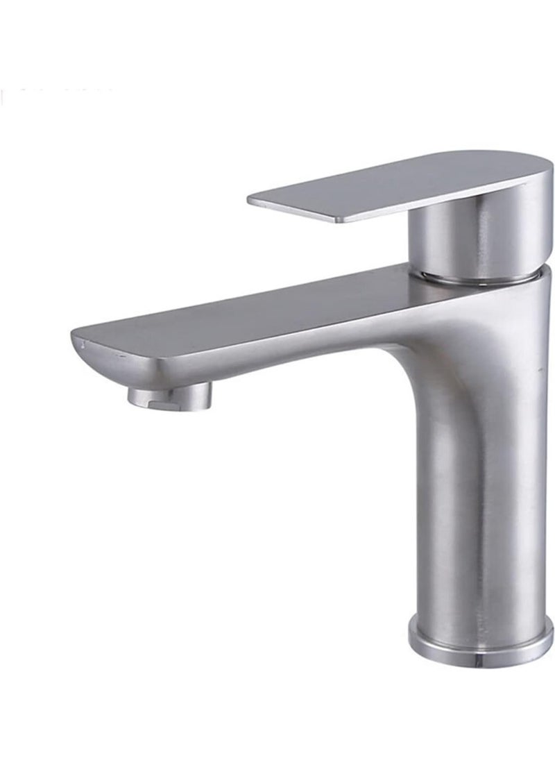 YD Modern Single Handle Bathroom Sink Faucet – Solid Brass Basin Mixer Tap with Smooth Water Flow, Durable Cartridge, Easy Installation, Contemporary Design for Wash Basin Vanity - Image 1